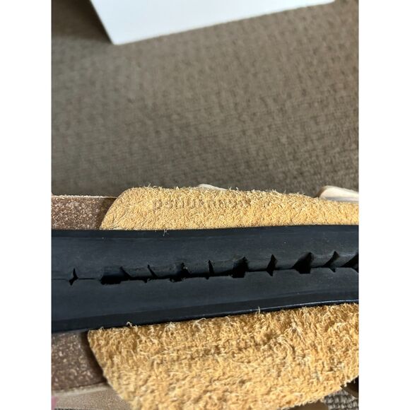 Dsquared2 beige ‘Sonny’ leather slides Mens Size 43 - Picture 8 of 12